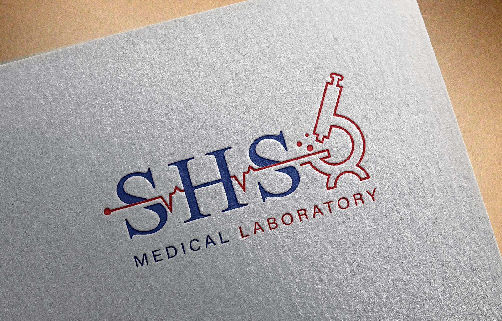تصميم هوية معمل SHS للتحاليل الطبية 5
