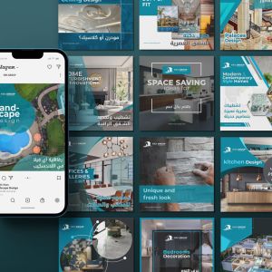 تصاميم سوشيال ميديا لشركة HRS