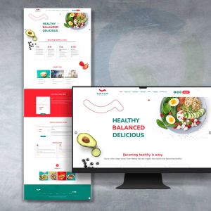 تصميم موقع الكتروني لمركز Slim’n Lite