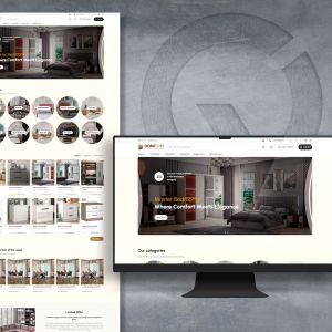 تصميم موقع لشركة دوميتشر