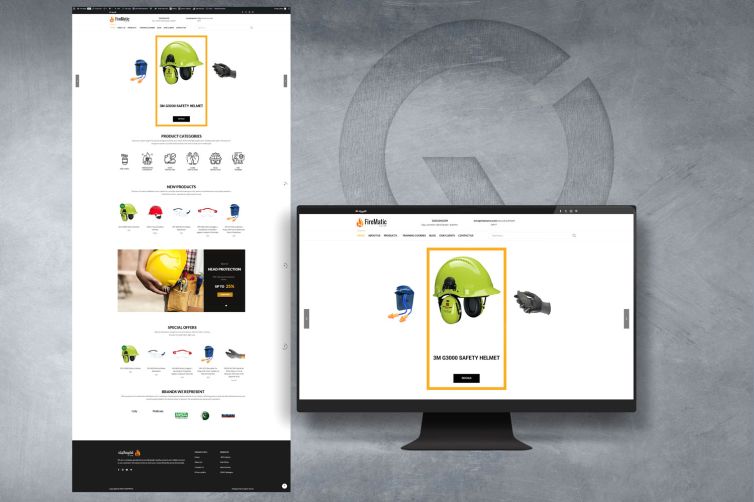 تصميم الكتروني إلكتروني لشركة فايرماتيك